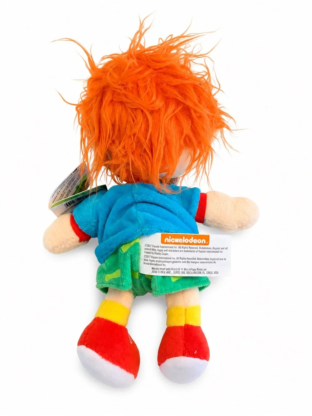 Rugrats Chuckie Plush Doll Nickelodeon Just Play 2017 Stuffed Animal w/ Tags - Picture 2 of 4
